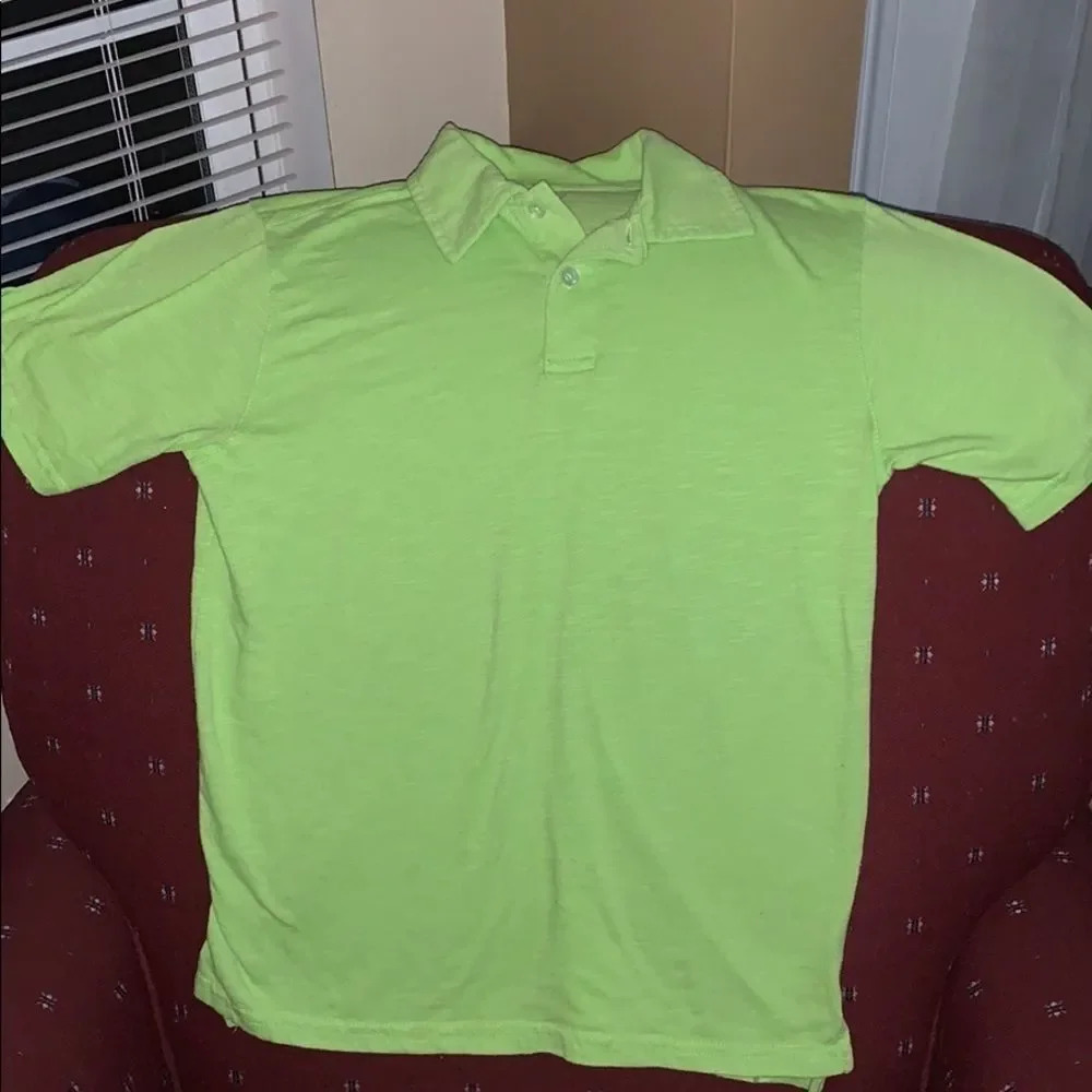 Boys green top  